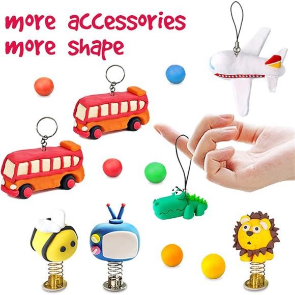 Modeling Clay Kit - 36 Colors Air Dry Magic Clay with Sculpting Tool For Kids - Picture 4 of 6